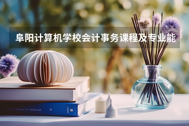 阜阳计算机学校会计事务课程及专业能力要求