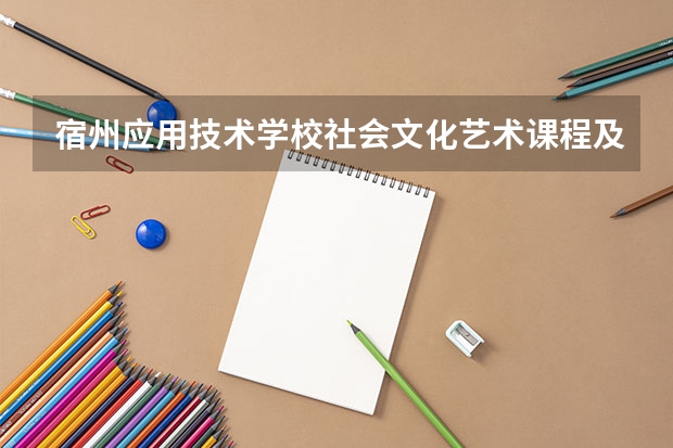 宿州应用技术学校社会文化艺术课程及专业能力要求