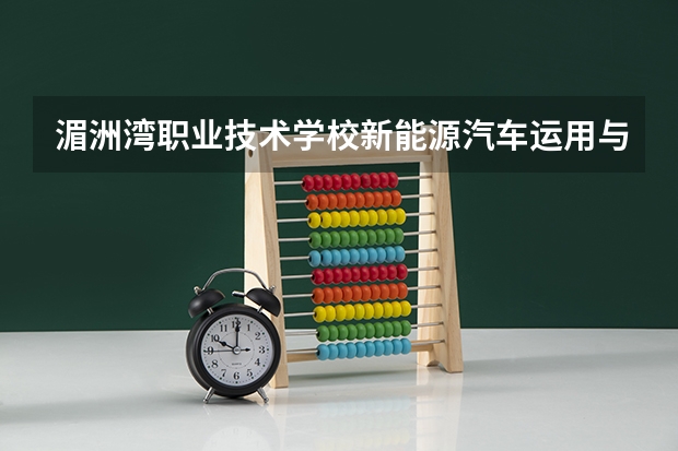 湄洲湾职业技术学校新能源汽车运用与维修课程及专业能力要求