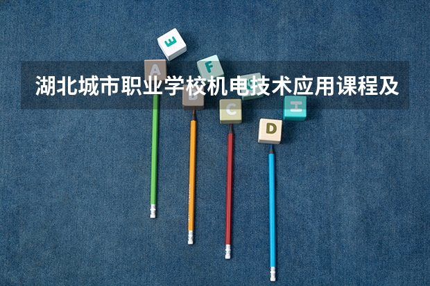 湖北城市职业学校机电技术应用课程及专业能力要求