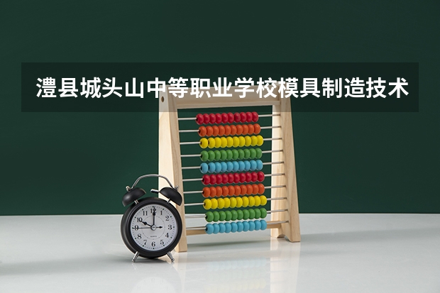 澧县城头山中等职业学校模具制造技术课程及专业能力要求