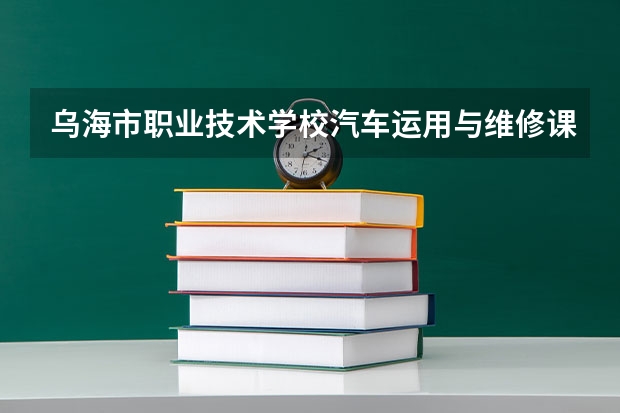 乌海市职业技术学校汽车运用与维修课程及专业能力要求