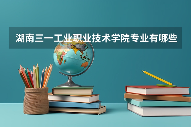 湖南三一工业职业技术学院专业有哪些？专业介绍