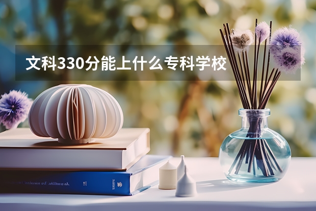 文科330分能上什么专科学校