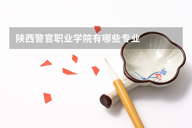 陕西警官职业学院有哪些专业