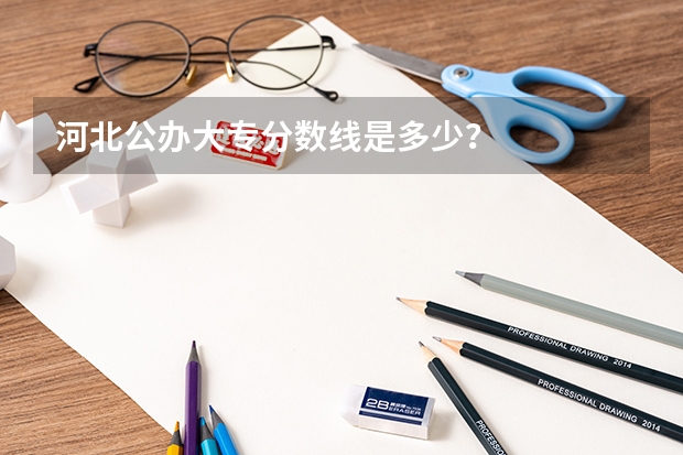 河北公办大专分数线是多少？