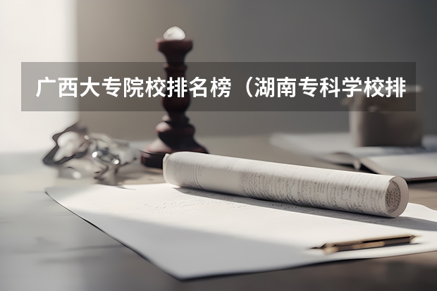 广西大专院校排名榜（湖南专科学校排名榜）