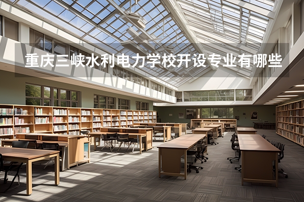 重庆三峡水利电力学校开设专业有哪些