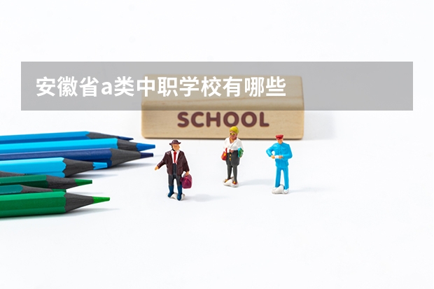 安徽省a类中职学校有哪些
