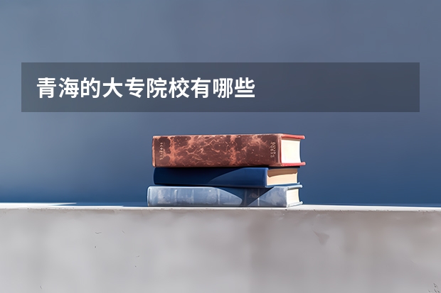 青海的大专院校有哪些