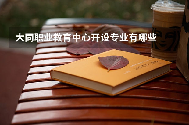 大同职业教育中心开设专业有哪些